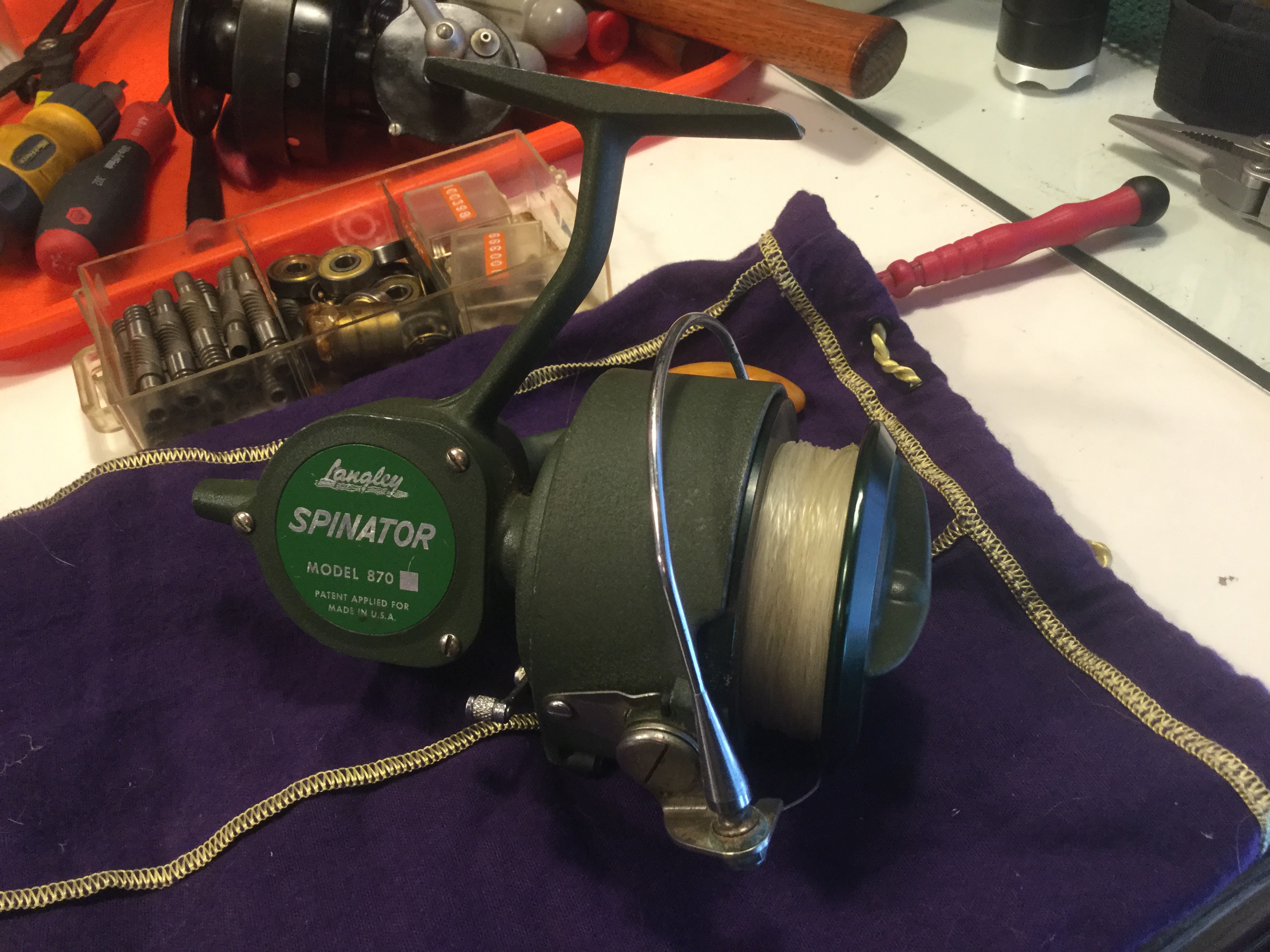 MADE IN SWEDEN – ABU 508 CLOSED-FACE SPINNING REEL + SPARE SPOOL
