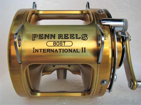 For Sale: Beautiful Penn International 80ST 2-speed. Very lightly