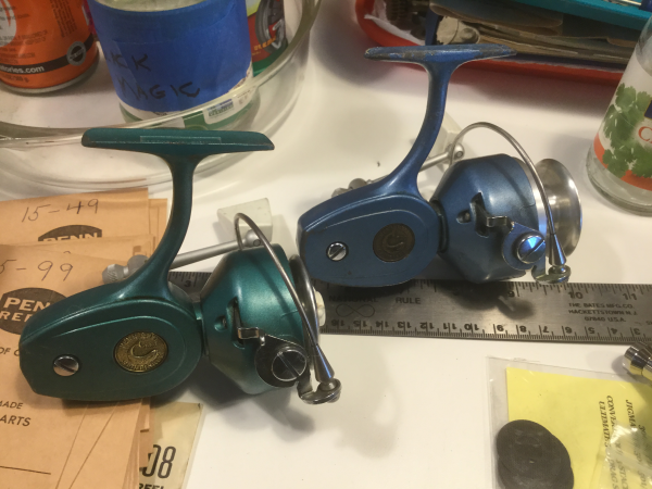 PENN Z SERIES Spinning Fishing Reel Made In USA (PARTS ONLY NOT WORKING)  MEDIUM 