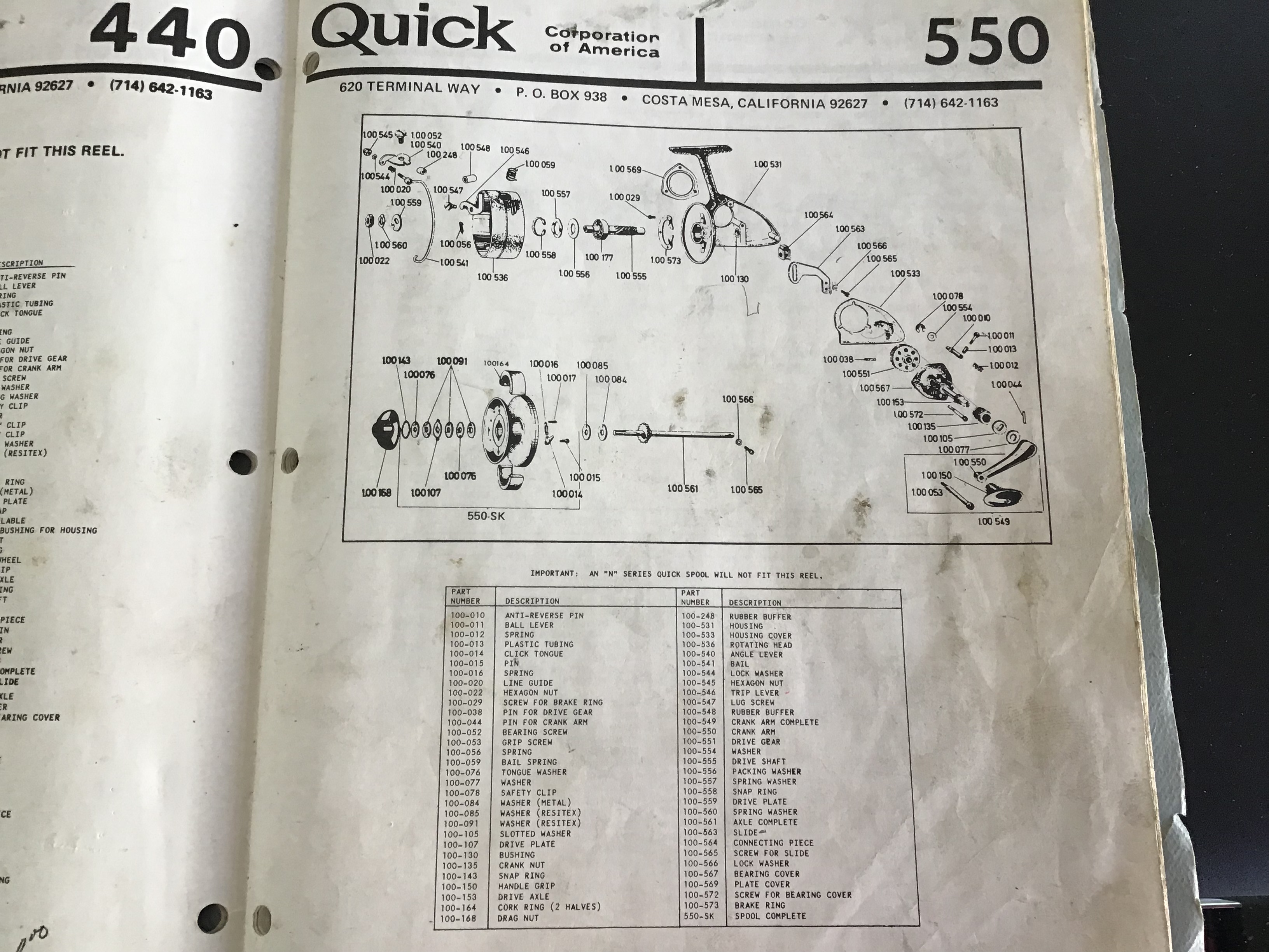 schematics for Dam Quick 550 - Page 2