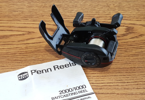 Penn 2000 baitcaster 2-speed automatic low profile reel