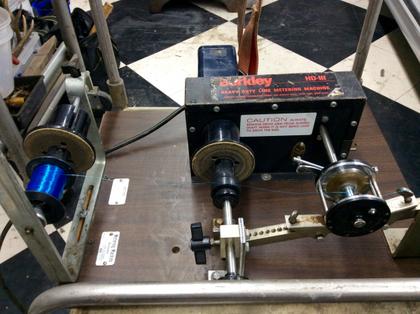 Berkeley Line Winder with counter and pedal
