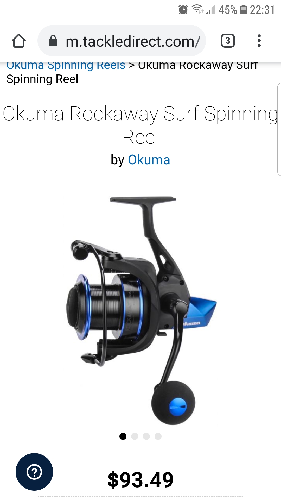 Okuma Rockaway 6000 Surf Reel